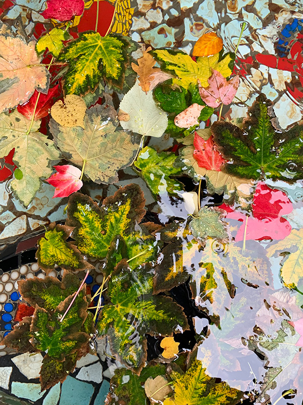 Herbst am Hunderwasser-Brunnen